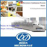 Microwave raw herbs drying machine