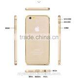 Mobile Phone Shell Hippocampal Buckle Double Color Arc Metal Bumper& Metal Back Cover Case for Iphone6/6plus thumbnail-5