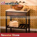 Newstar Hotel Inn Project Bathroom Wood Vanity Base thumbnail-6