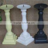 Colorful Decorative Tall Wooden Candle Holders for Weddings thumbnail-5