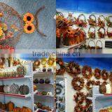 Artificial Plastic Fall Autumn Colorful Decorative Christmas Decoration Pumkin Garland thumbnail-2