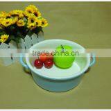 2014 Wholesale With Two Handle Colored Ceramic Bakeware thumbnail-2