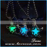 Hot Selling Luminous Jewellery Glow Star Necklace Pendant thumbnail-1