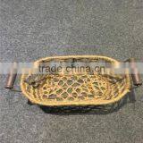 2016 Linyi Graceful Weaved Oval Hemp Rope Bread Basket for Wholesale thumbnail-3