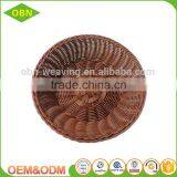 High Quality Large Round Clear Plastic Round Rattan Trays thumbnail-3