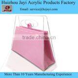 Pretty Transparent Acrylic Perspex Clutch Clear Lady Evening Handbag Portable Bag in Hands thumbnail-2