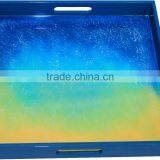 Square Lacquered Serving Tray thumbnail-4