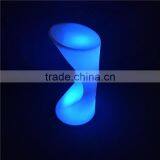 Hotel Bar Sets Novelty Bar Stools 42*38*80cm Bar Chairs With LEDs Inside Plastic Shell Body thumbnail-3