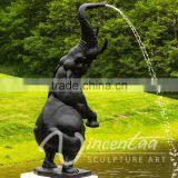Elephant Fountain Bronze Water Garden Fountain thumbnail-2