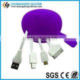 Multifunction Data Wire Case, Silicone Data Line Holder, Silicone Data Link Box thumbnail-6