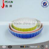 Round Ceramic Baking Tray With Colorful thumbnail-1