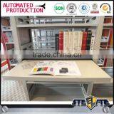 Cold Plate Used Library Shelving Library Bookcase With Study Table for Sale thumbnail-1