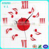 Large Luxury Home Decor Black Butterfly Acrylic Clock Wall thumbnail-3