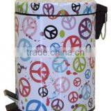 MSE1007I Round Printing Pedal Bin thumbnail-1