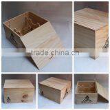 Manufacturing Unfinished Customized Wooden Cigar Box Wooden Cigar Boxes for Wholesale thumbnail-2