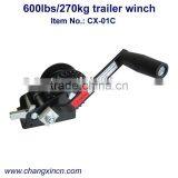 600lbs/270kg Trailer Manual Winch thumbnail-1