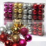 Cheap 24 Pcs Glitter Christmas 4 6 8 10cm Balls Baubles Xmas Tree Hanging Ornament Christmas Decor thumbnail-1