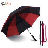 Dongli Double Layer Automatic Clear Umbrella Anti-ultraviolet Golf Umbrella Long Handle Advertising Welcome Umbrella Who thumbnail-4