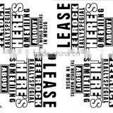 Top Good Elastic & Good Washing Label Transfer for Clothings/ Label Transfer