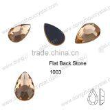 Light Rose Colored Glass Flat Back Crystal Stones for Garment Accessories thumbnail-4