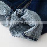 New Model Jeans Pants Waist Lace Long Section of Love Dark Denim Trousers thumbnail-3