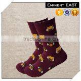 Custom Made Women Cotton Happy Socks thumbnail-1