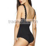 Ladies Black and Strape One Piece Swimwear thumbnail-3
