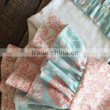 Factory Wholesale Cotton Baby Girl Ruffle Ruffled Set Outfits With Hood thumbnail-3