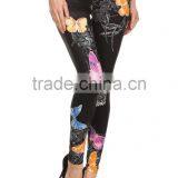 MGOO 2017 New Arrival Customsied Polyester Spandex Leggings All Over Sublimation Print Stretch Waist Running Leggings thumbnail-2