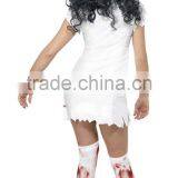 Sexy White Dress Ghost Nurse Cosplay Halloween Costumes China Wholesale thumbnail-5