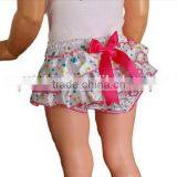 Cute Baby Bloomers Floral Ruffled Summer Underwear Bloomers thumbnail-3