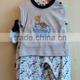 Wholesale Simply Style New Born Winter Clothing Set Winter Printed Knitted 8 Pcs Set For Boys 8TB1-39