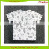 Custom Baby Kids Allover Printed Cotton Jersey Summer T Shirt thumbnail-4