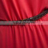 Vintage Vestidos Dresses Women Lady Full Sleeve Solid Maxi Dresses Long thumbnail-5