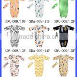 Wholesale 100% Cotton Kids 2pcs Sets Cute Animal Pattern Printed Baby Sleeping Bag With Headband thumbnail-5