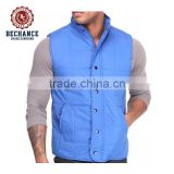 Fashion blue casual vests for men