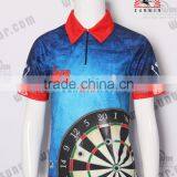 Colorful Top Quality Dart Shirt / Popular New Fashion Custom Design Darts Polo Shirt thumbnail-6
