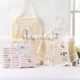 2017 Newest Style Baby Bamboo Clothing Set Infant Organic Cotton Clothes thumbnail-4