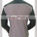 Latest Design Twill Checked With Folder Pocket Contrast Casual Men's Shirt thumbnail-4