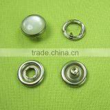 Best Selling Pearl Resin and Brass Combination Prong Type Snap Buttons thumbnail-3