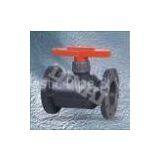 UPVC Body / PVC Flange Handle Ball Valve Lever Handle 1/2(D20mm) ~ 8(D225mm) DIN/ANSI thumbnail-1