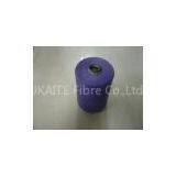 Purple Colored Spinning Recycled High Tenacity Normal Shrinkage Polyester Yarn