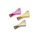 High Speed Silver Metal Key Flash Drive For Company Gift