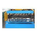 Galvanized Roofing Corrugated Sheet Roll Forming Machine With Manual Pre - Cutter
