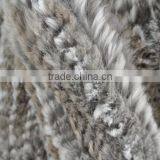 YR887 Hot Sale Knitted Rabbit Fur Blanket With Cushion Covers/Sofa Blankets thumbnail-3