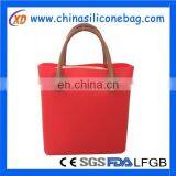 New Arrival Beach Bag Silicone Tote Bag for Lady Leather Tote Bag Purse and Handbag thumbnail-2