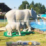 KAWAH Realistic Animatronic life size large elephant statues