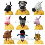Fashion Funny Natural Klipdas Rabbit Party Colorful Latex Rubber Full Head Masks thumbnail-6