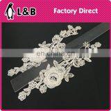 Customer Design Polyester Lace Patch for Pairs for Garment thumbnail-3