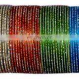 Indian Wedding Wear Metal Bangles - Bollywood Style Metal Kangan - Traditional Metal Bangle Churi thumbnail-5